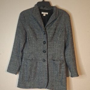 Coldwater Creek Charcoal coat size 6